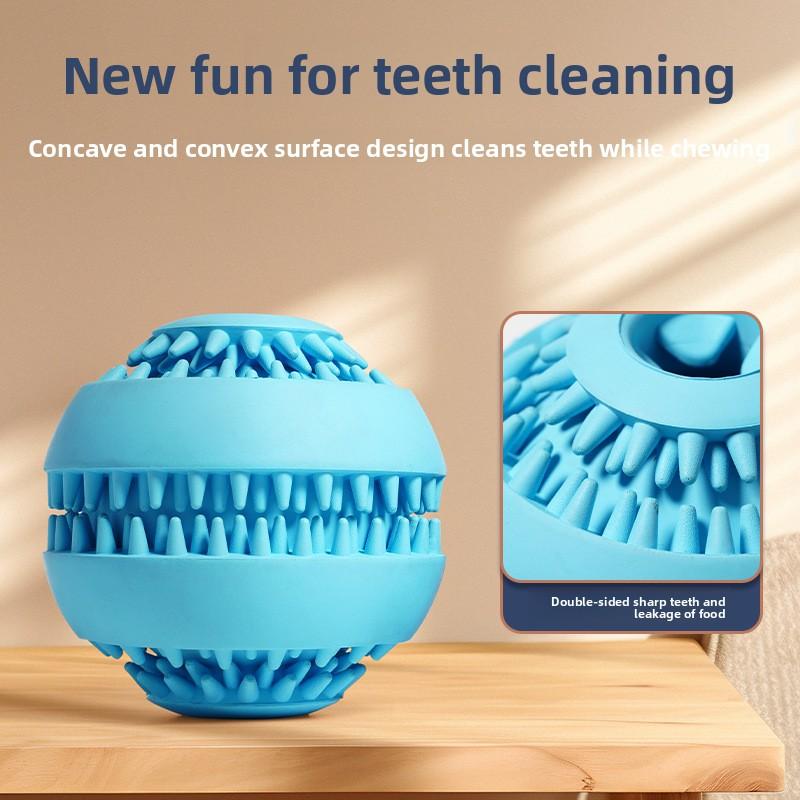 Natural Rubber Medium-sized Dog Toy Balls for Grinding Teeth To Relieve Boredom and Hide Food Pet Toys