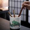 Xiamen City View Ceramic Pen Holder & Storage Jar