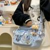 Preppy Itabag Large-Capacity Transparent Backpack/Crossbody Bag for Fashionable Girls