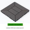 Waterproof WPC Balcony & Garden Flooring - Easy Snap-On, Anti-Corrosion, Ideal for Outdoors & Indoors.