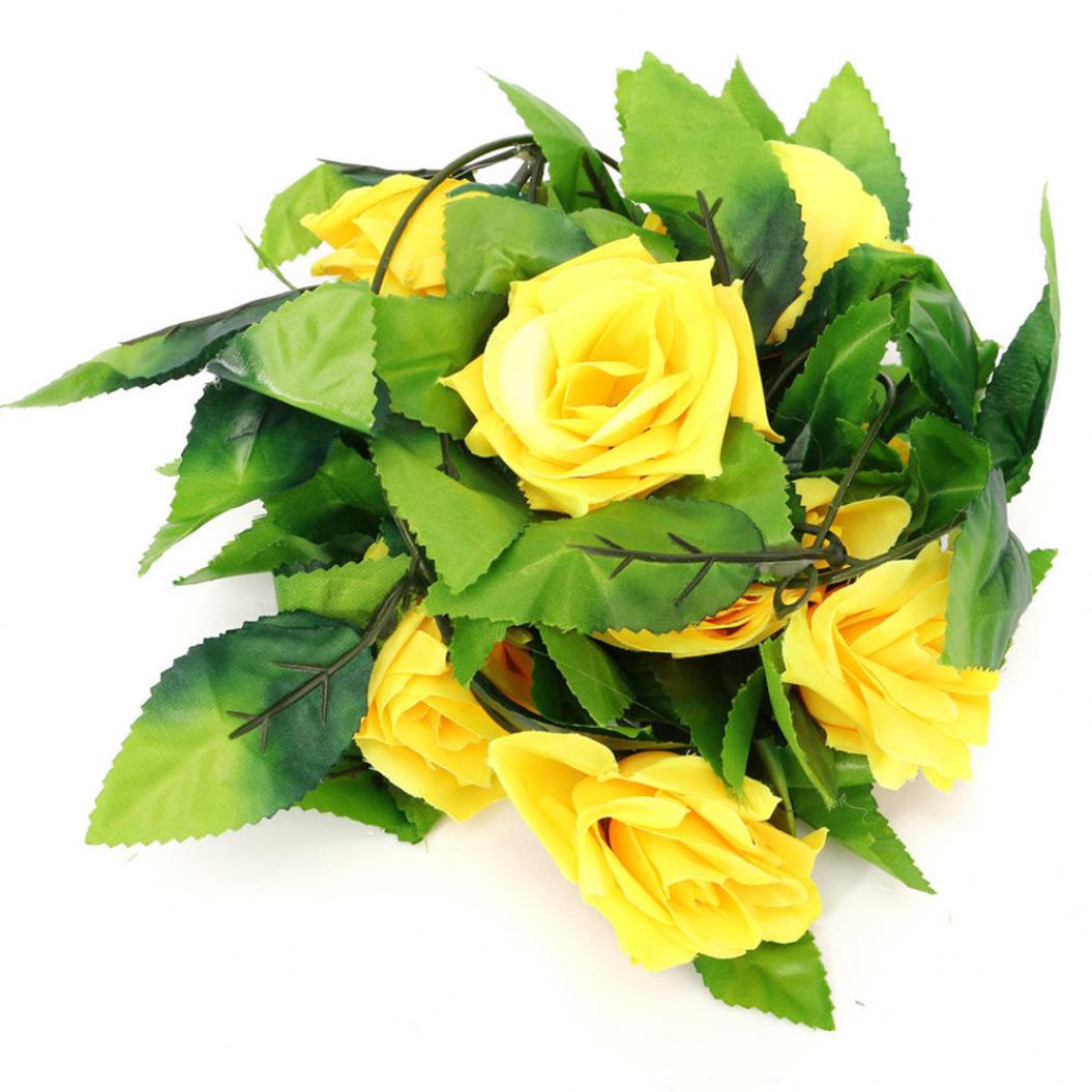 

Лиана с искусственными розами, 2,45 м жёлтый