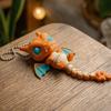 3D Printed Articulated Animal Keychain PLA Flexible Fidget Toy Pendant