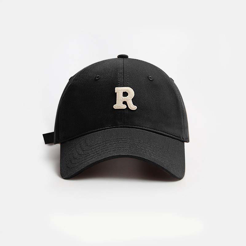 Vintage Letter Embroidered Baseball Cap Trendy Peaked Hat Outdoor Sun Protection Cap For Men And Women