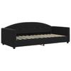 Vidaxl Sofa with Sleeping Function, Black, 90X200 Cm, Upholstered In Velvet