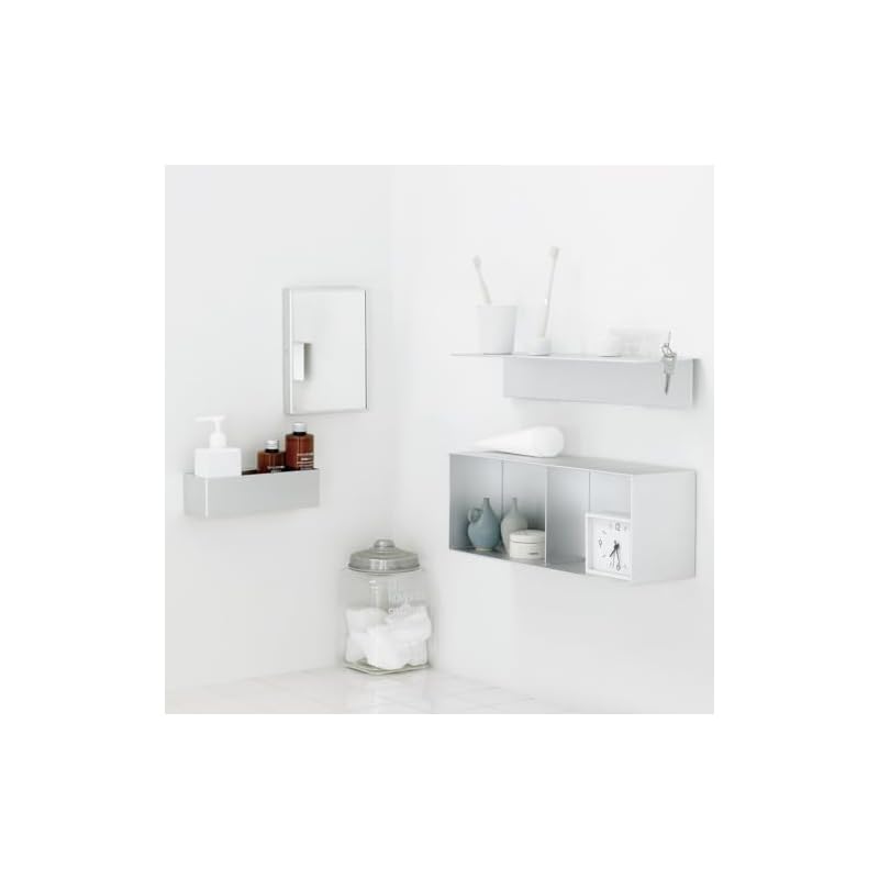MUJI Porcelain Toothbrush Stand - Single Toothbrush Holder, Gray MBB20A6A