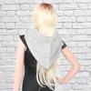 Hooded Scarf Thick Warm Woolen Women Hooded Scarf for Winter