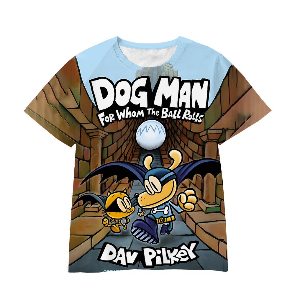 Tricouri pentru copii Câine anime băiat și fată Îmbrăcăminte pentru copii Imprimare digitală 3D Tricou personalizat cu desene animate Modă de vară pentru bărbați Mâneci scurte