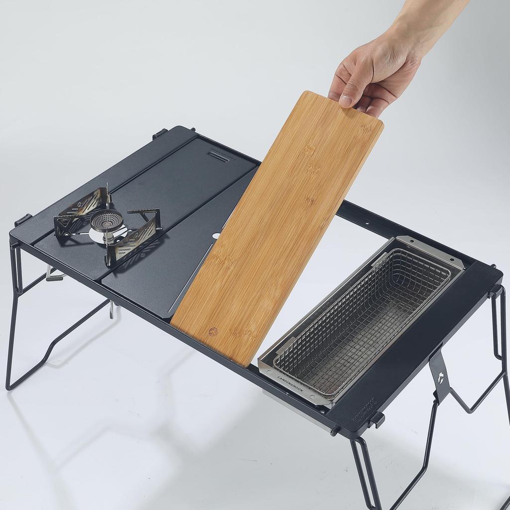 CAMPING MOON IGT Grill Table CK-1 with Centerboard and Bamboo Top (CK-P12)