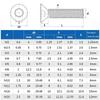 M2 M3 M4 M5 M6 304 Stainless Steel Screw Bolt Nut Washer Kit Countersunk Machine Screws Gasket Hex Allen Nuts Set  Assortment