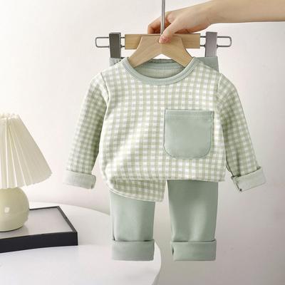 Children's Home Wear Set Autumn Boys' Pajamas Thermal Underwear Set Girls' Autumn Johns Children's Clothing