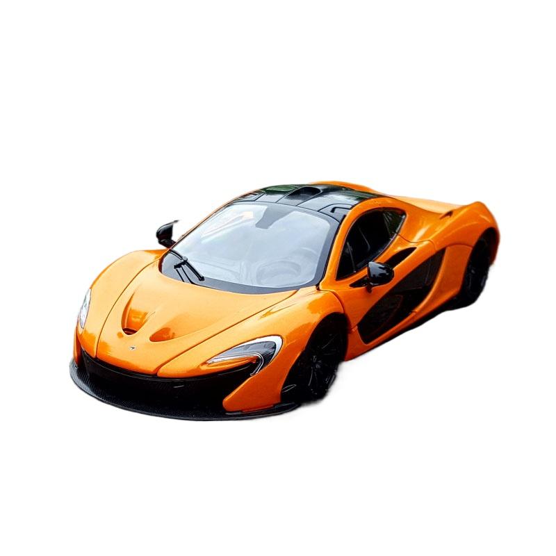 

1/24 Модель спортивного автомобиля McLaren P1 из сплава, литая металлическая игрушка, суперкар, гоночные автомобили, коллекция моделей автомобилей, высокая симуляция, детский подарок оранжевый