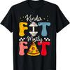 Groovy Kinda Fit Mostly Fat Fitness Funny Workout Men Women T-Shirt