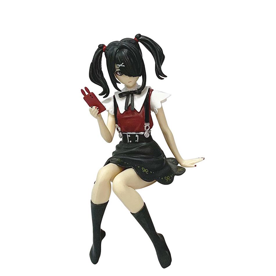 13CM Anime Trengende Jente Overdose KAngel Figur Liten Sete Serie Stående Animasjonsmodell Leketøy for Samling Og Dekorasjon