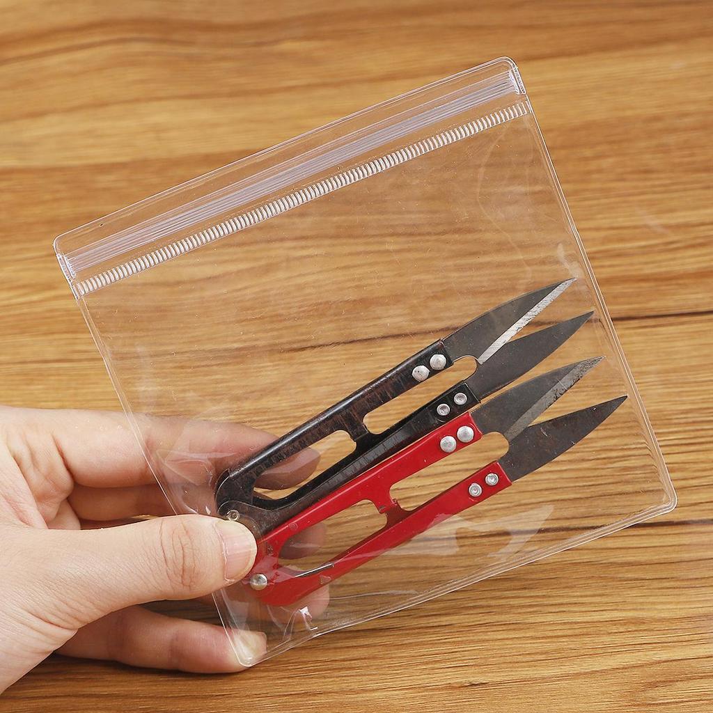 PVC Transparent Self Sealing Bag for Handmade Soap Dessert Accessories 50 Pcs