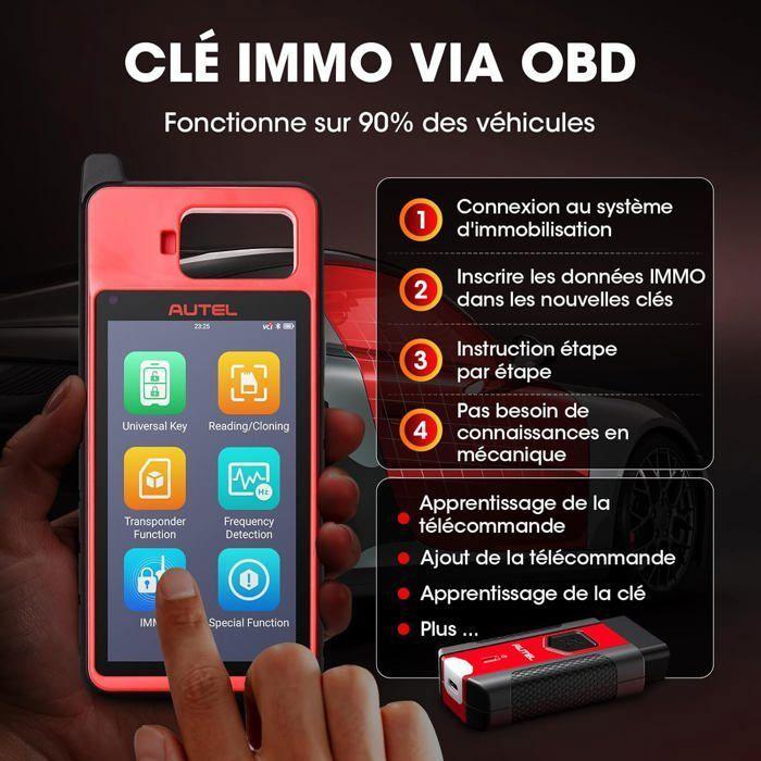 Autel MaxiIM KM100E Strumento Programmazione Chiave Immobilizzatore Chiave Auto Chip Lettura/Scrittura/Clonazione Simulazione Transponder