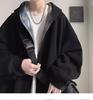 Cardigan con cappuccio retrò da uomo - Streetwear casual primavera/autunno