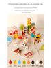 Wooden Cartoon Educational Balance Toy for Children: Creative Animal Beading for Parent-Child Interaction