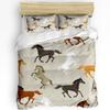 Horses Bedding Set For Bedroom Bed Home Abstract Stallions Simple Design Equestrian Animal Duvet Cover Quilt Cover Pillowcase