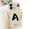 For OPPO A6s CPH2789 Lucky Initial Letter Phone Case For Oppo A6s 4G CPH2815 A 6S 5G Soft Silicone Shockproof Cases Bumpers