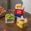 Creative Ceramic High Beauty Snack Bowl Living Room Household Fruit Bowl Coffee Shop Snack Basket Popcorn And French Fries Bowl