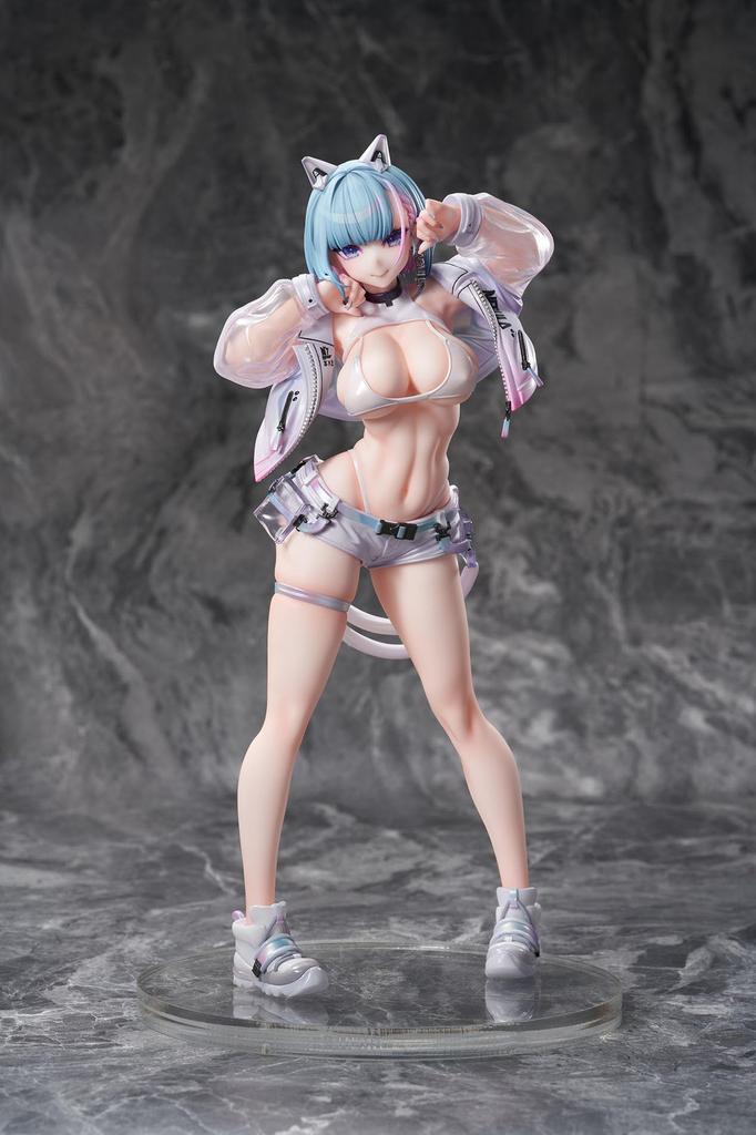 Bibi Buttons Near Future Nekomata Miu Standard Edition Scale PVC ABS Painted Complete Figure 1/6 &