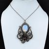 Milky Opal Pendant Copper Wire Wrapped Pendant Handmade Copper Jewelry Amazing Octopus Pendant Genuine Gemstone Jewelry Women's Special Gift