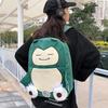Snorlax Pokmon Cute Plush Backpack Couple Backpack For Students And Use Daily