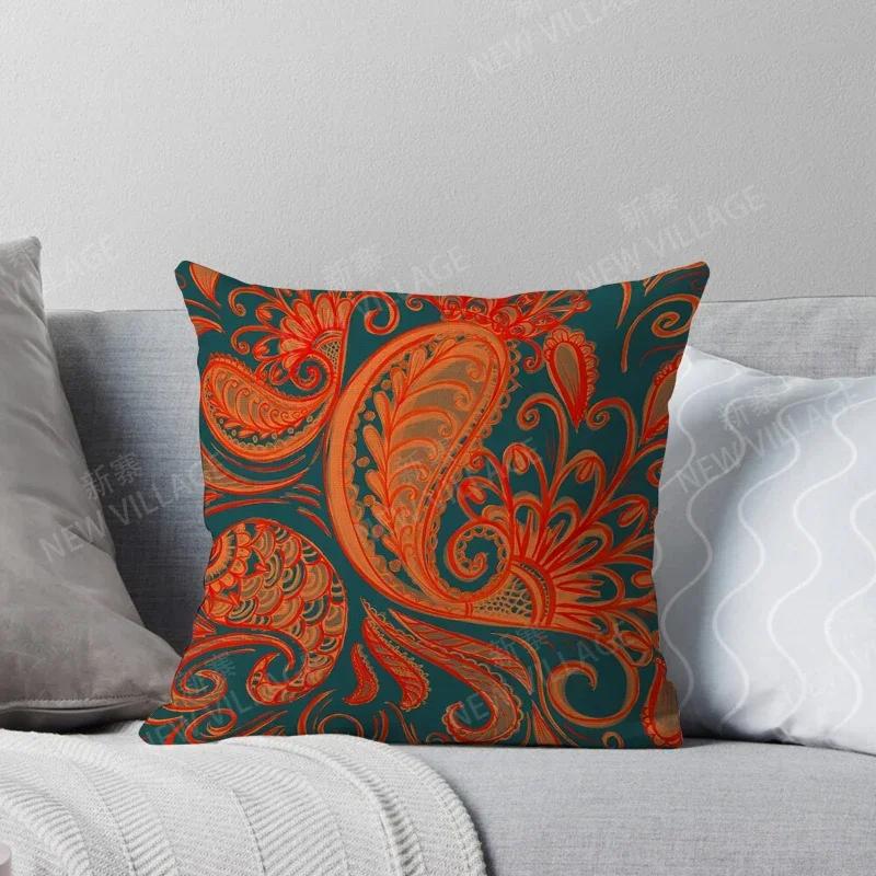 Fall Home Decor Autumn Living Room Throw Pillow Cover Sofa Boho Cushion Cover Morocco