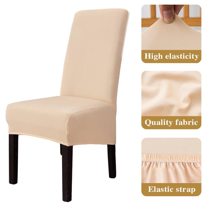 Pokrowiec na krzesło w rozmiarze XL z nadrukiem, elastyczny, z długim oparciem, z pokrowcem na krzesło do jadalni, hotelu, bankietów, dekoracji wnętrz