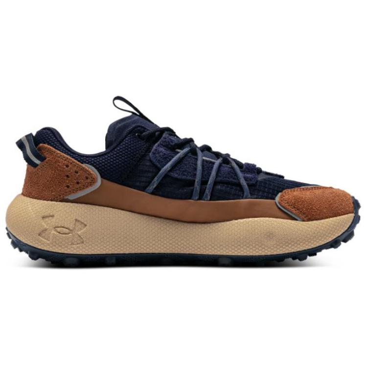 Under Armour Fat Tire Venture Pro Midnight Navy Phoenix Fire Unisex Sneakers Blue Metallic-Silver 3027212-400