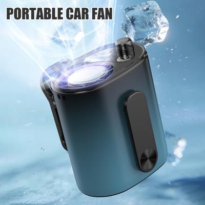 High-Speed Waist Clip Fan with Clip-on Fan for USB Charging Quiet Desk Neck Portable Personal Cooling