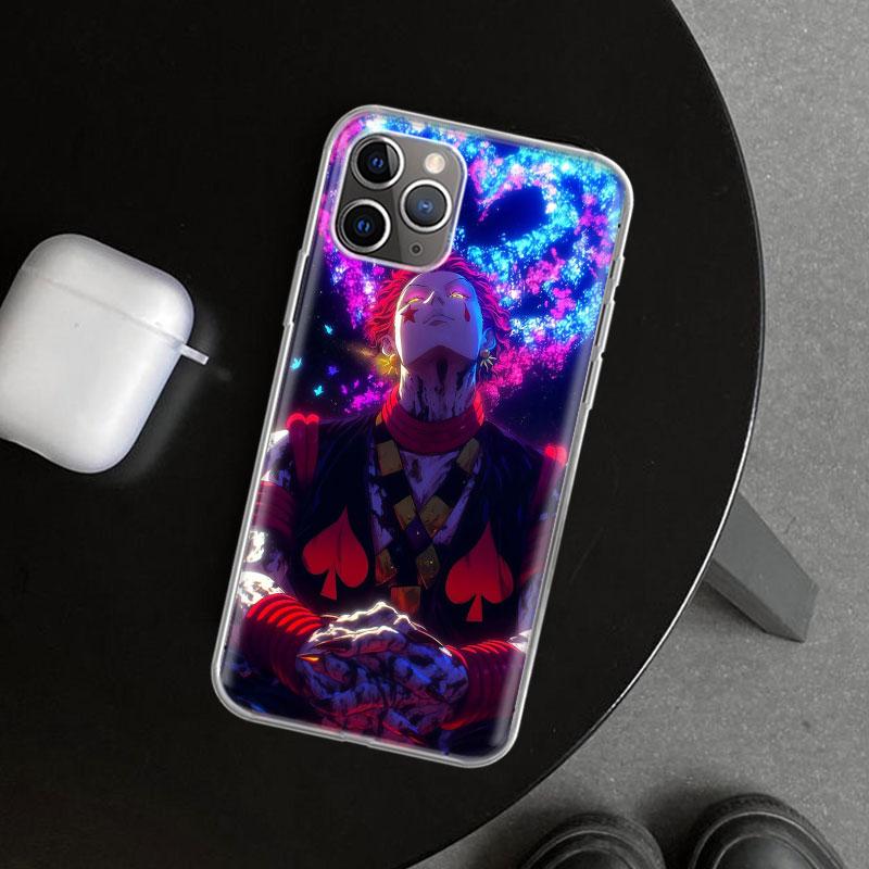 Huner X-Hunters Hisoka Phone Case Cover for iPhone 11 12 13 Mini 14 15 Plus 16 Pro Max 17 Air 7 8 + SE Art Customized Fundas 11