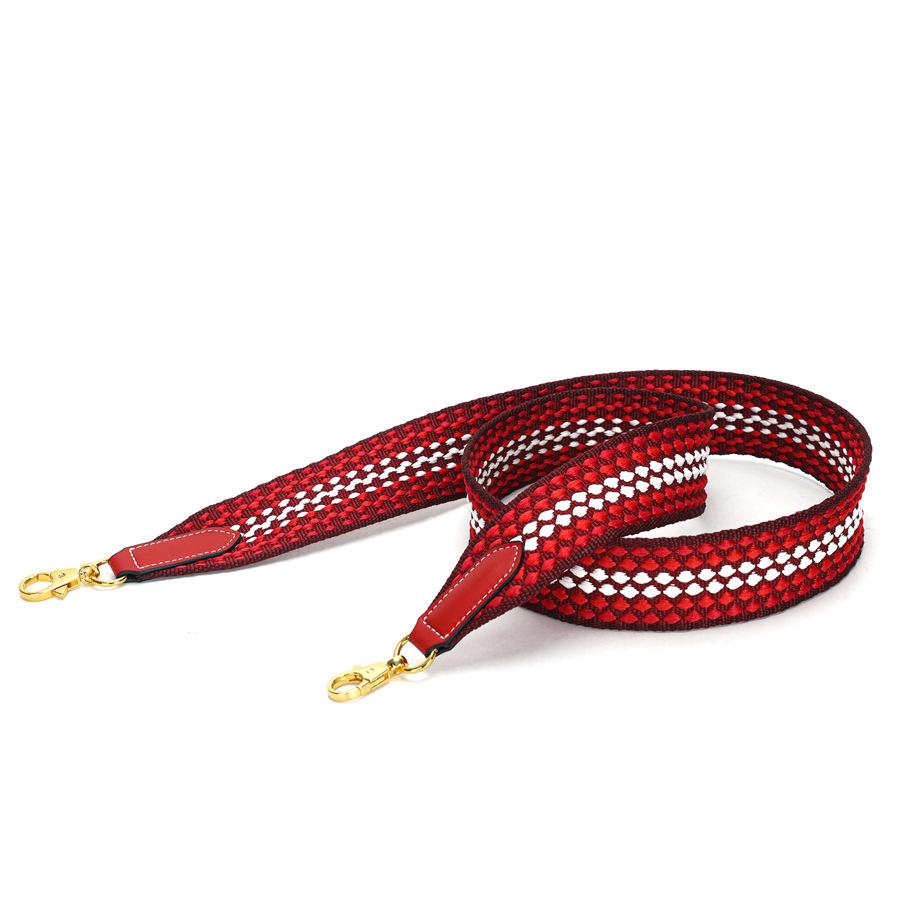 Suitable for Hermes Hermes Kelly Bag Vegetable Basket Bag Evelyn Bag Woven Wide Shoulder Strap Crossbody Wide Bag Strap