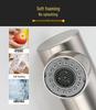 304 Stainless Steel Rotatable Kitchen Faucet with Pull-out Spray for Hot and Cold Water