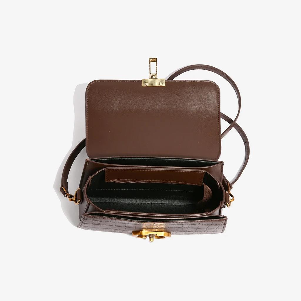 Small Leather Underarm Bags for Women Chain Shoulder Crossbody Bag Vintage Underarm Bags for Women