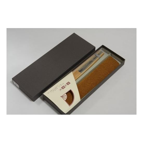 [Hasegawa] Men's Folding Fan, Lucky Charm "Dragon", Tailored by Kyoto Craftsmen, Includes Fan Case, 