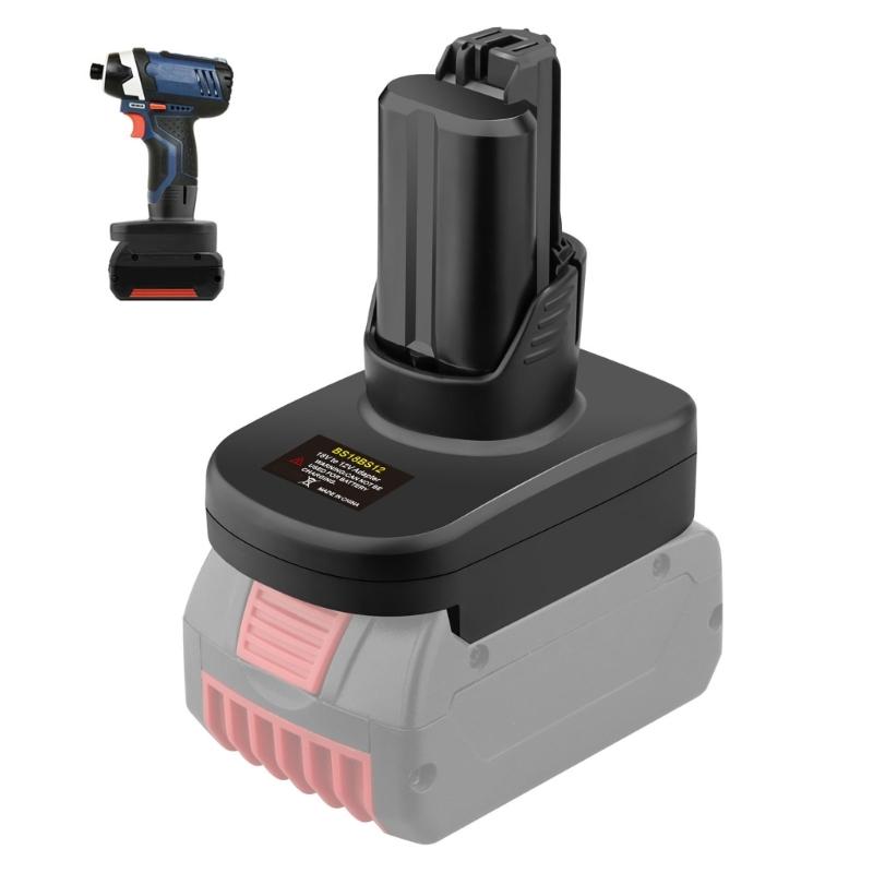 18V auf 12V Batterieadapter Batteriekonverter für Elektrowerkzeug Konvertiert Batterien für die Verwendung mit 12V Geräten
