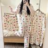 Women's Summer Cotton-Feel Short-Sleeve Nightdress & Pajama Set