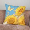 Sunflower Pillow Case Pillowcase Home Sofa Cushions Car Cushions Pillowcover Office Pillowshell Pillow
