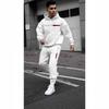 2025 Men's Pullover Hoodie and Jogger Set with Printed Logo