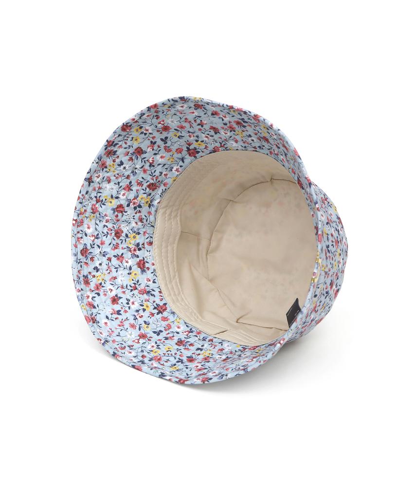 Eondeokeonteulolseutyudio Flower Pattern Bucket Hat Drop Bucket / Garden / Sky Flower