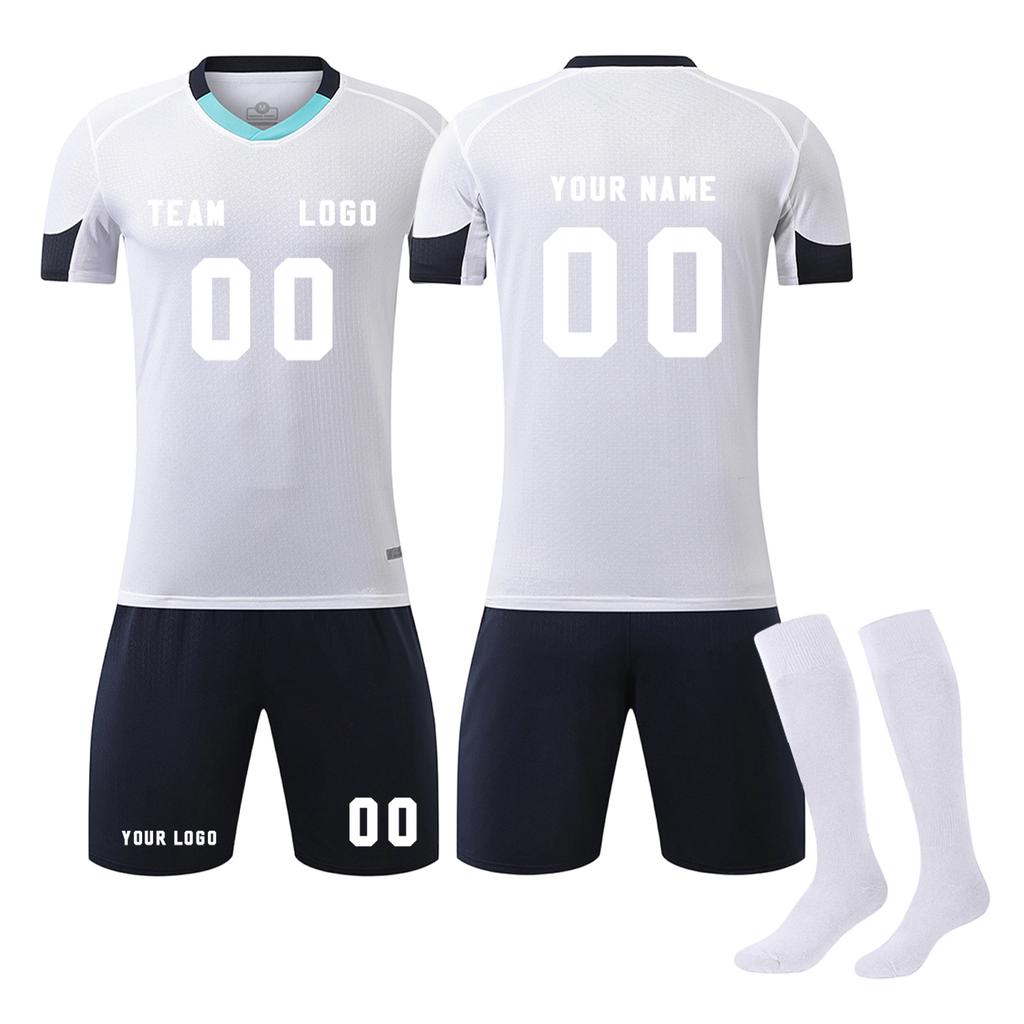 Φόρμες ποδοσφαίρου DIY Τριών τεμαχίων για ενήλικες και παιδιά