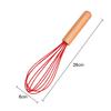 Silicone World Silicone Egg Beater Manual Whisk Cream Mixer Stirring Mixing Whisking Balloon Coil Style Egg Tools Baking Gadget