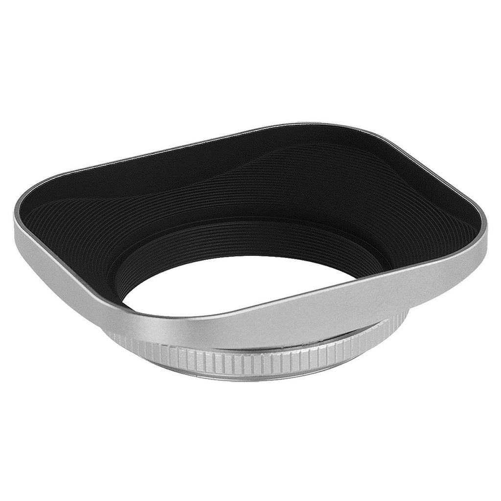Haoge LH-S46T 46mm Square Metal Screw-in Lens Hood with Shade Design Cap for Canon, Nikon, Sony, Leica, Zeiss, Voigtlander, and Fujifilm