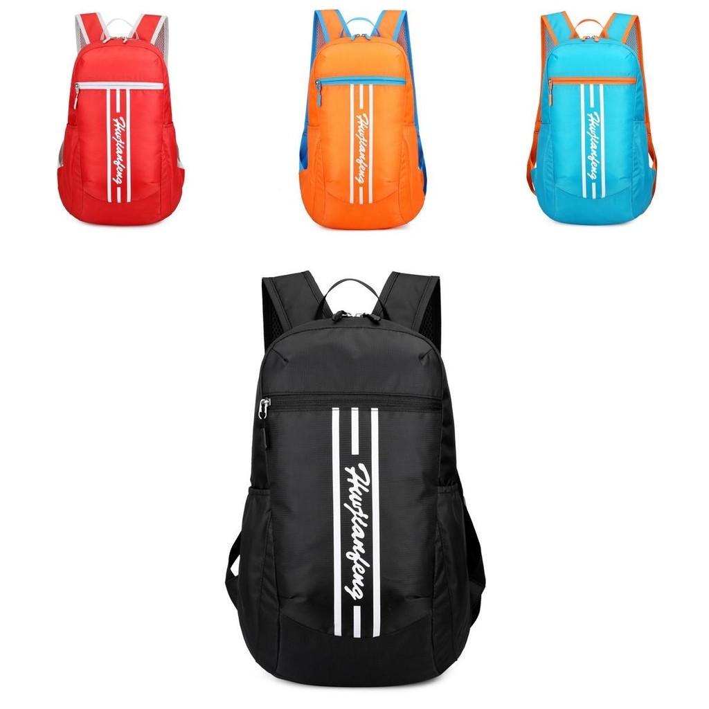 Print Alphabet Pattern Backpack Folding Mountaineering Splash Schoolbag Proof