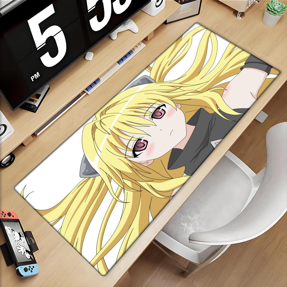 Rubber Mouse Pad To LoveRu Hd Printing Keyboard Desk Mats Kawai Cute Girl NonSlip Desk Mat Xxl90x40cm Student Writing Pad