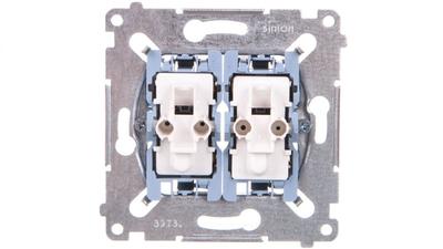 Simon 54 Double Stair Switch With Illuminated Mechanism 10Ax 250V, Quick Connectors, Sw6/2Xlm