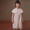 Hacikis Girls' Sweet Pink Princess Midi Dress