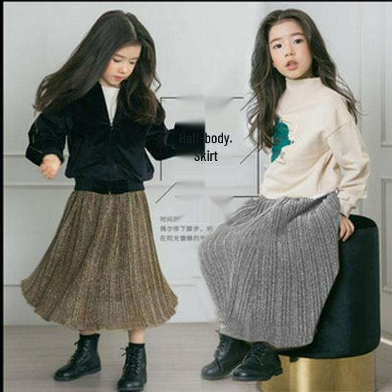 Korean Children's Lace Beaded Cotton T-shirt Top