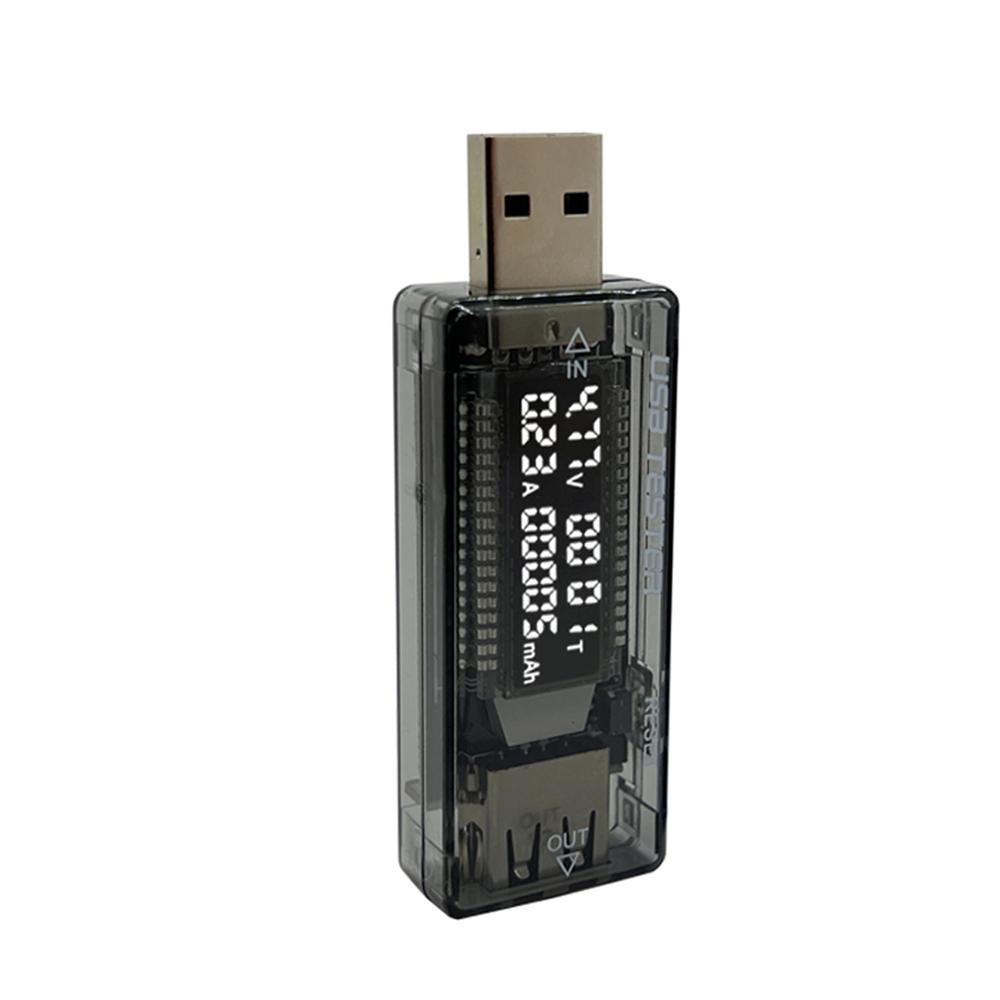 

USB Тестер струму, напруги, ємності, вольт-струму, визначення напруги, зарядного пристрою, ємності, вимірювача, детектор мобільного живлення, тест батареї. чорний